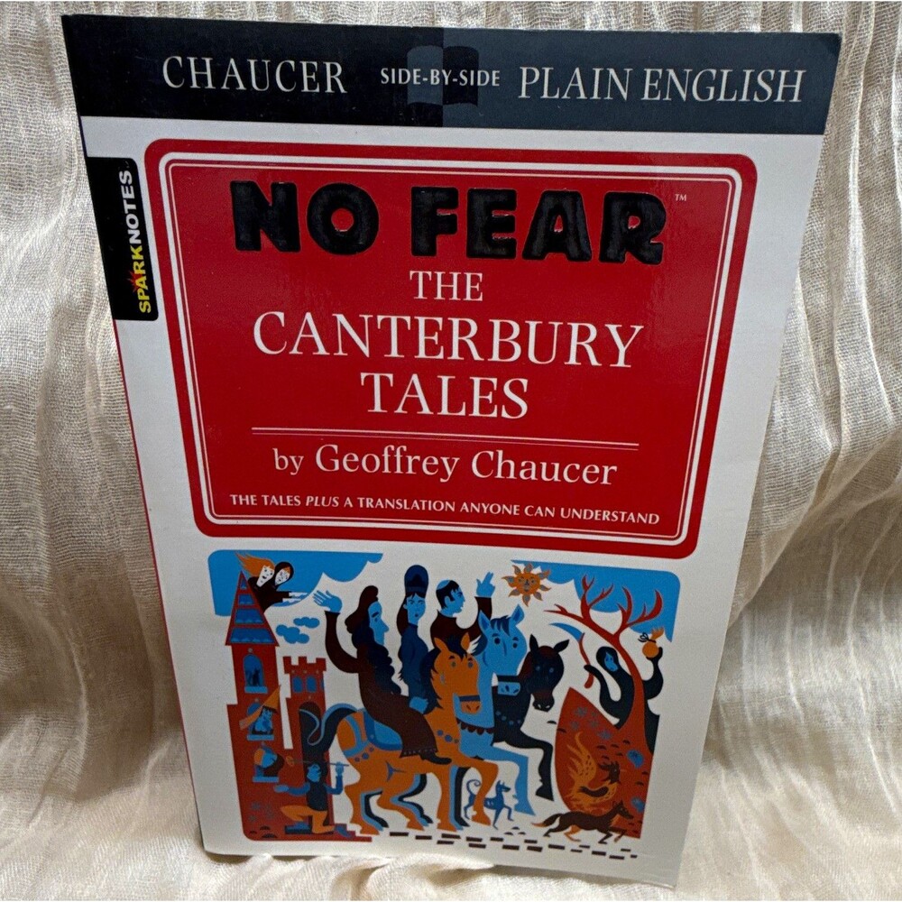 SparkNotes No Fear Canterbury Tales Geoffrey Chaucer Paperback